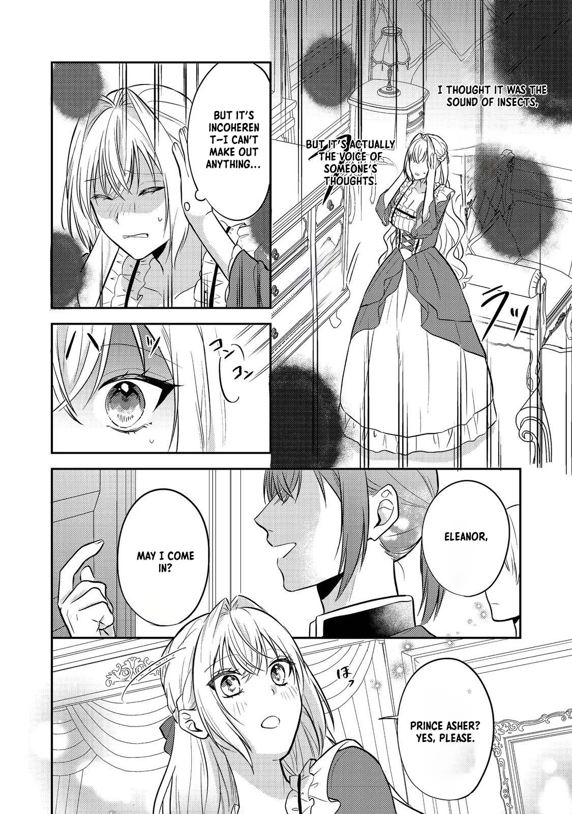 The Mind-Reading Villainess and the Mischievous Puppy Prince. Chapter 12 Page 10